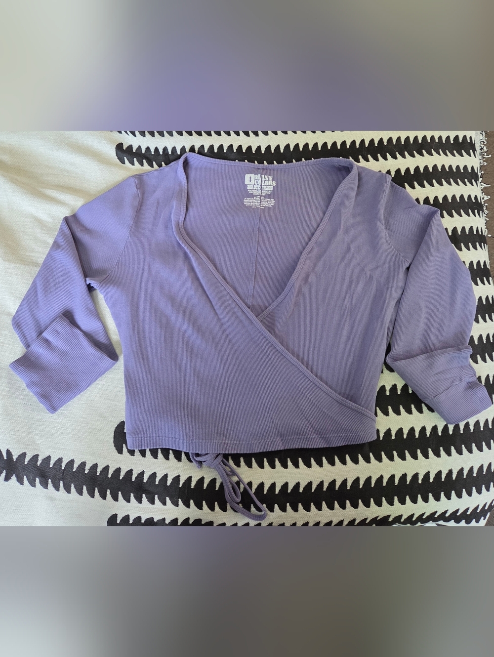 Big Bud Press Wrap Top in 'Faded Grape'